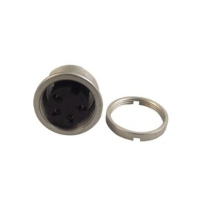 Connector DIN 4-pole Female Panel mounting